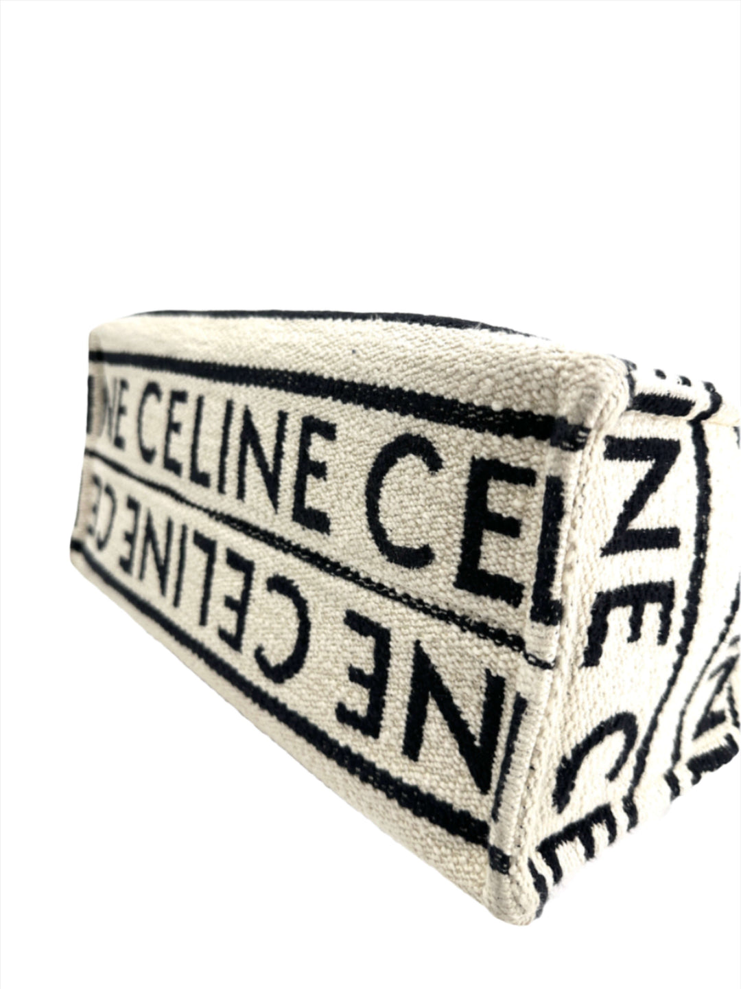 CELINE Canvas Large All Over Cabas Thais with black text on white background.