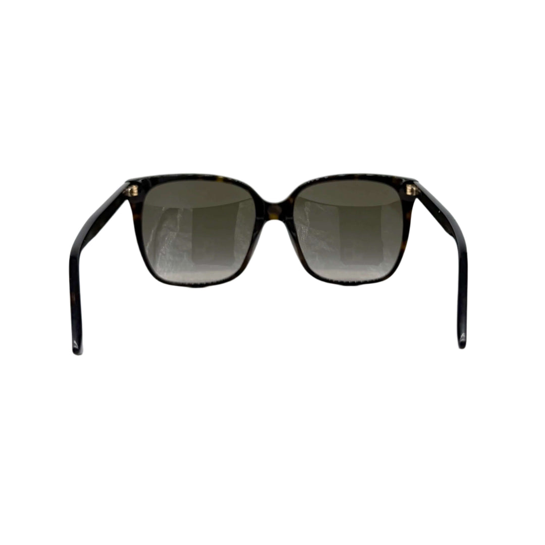 Authentic Gucci GG0022S Cat Eye Sunglasses in Havana with brown lenses, showcasing elegant design and modern style.